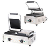 Commercial Panini Grill Press Electric Catering Toaster Sandwich Maker 1/2 Sided