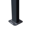 Outdoor Patio Wall-mounted 4.35 x 3(m) Gazebo Pergola, Aluminum Post, PC Roof