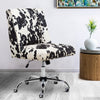 Desk Office Computer Gaming Velvet Armless PC Chair Swivel Height Adjustable NEW