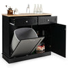 Kitchen Trash Cabinet Tilt Out Trash Bin Cabinet Freestanding Recycling Cabinet