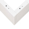 Garden Planter White 50x50x68.5 Solid Wood Pine G4G5