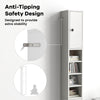 Tall Bathroom Cabinet Freestanding Storage Cabinet Organizer W/ Adjustable Shelf