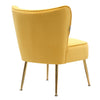 Scallop Back Armchair Cocktail Sofa Accent Seat Living Bedroom Cafe Lounge Sofa