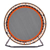 48" Round Foldable Mini Fitness Trampoline w/ U Shape Adjustable Height Handle