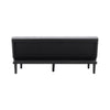 Grey Fabric 3 Seater Sofa Bed Recliner Sleeper Sofa Living Guest Room Sofabed
