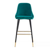 VELVET BAR STOOLS BUTTON BACK BAR STOOLS BREAKFAST BAR STOOL SET OF 2 OR 1CHAIR