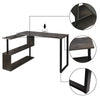 Computer Desk Corner L-shaped Workstation w/ Shelves Laptop Gaming Office Table