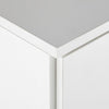 White Dressing VanityTable Wood Makeup Desk with LED Mirror 7 Drawers Stool