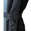 Gazebo with Curtain & LED String Lights 3x3 m Anthracite Aluminium