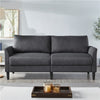2 Seater Sofa Modern Fabric Couch Love Seat Sofa Settee for Living Room Grey