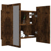 Gecheer Bathroom Mirror Cabinet, Bathroom Storage Shelf with Mirror and W6T6