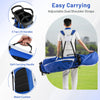 Men's Complete Golf Clubs and Bag Set with 460CC #1 Driver Blue