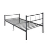 Simple Budget metal bed Single bed Frame w/Mattresses Option Bedroom Furniture