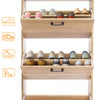 3 Drawer Shoe Cabinet Storage Cupboard Unit Shoe Rack Wooden Stand Organiser