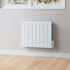 Electric Wall Mounted Oil Filled Radiator Home Space Heater Thermostatic Timer