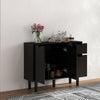 Sideboard Dining Room Wood Storage Cabinet Cupboard with 2 Doors 2 Drawers NEW