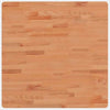 Table Top 70x70x1.5 cm Square Solid Wood Beech