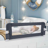 Toddlers 120CM Foldable Bed Rail Kids Bedrail Guard-Grey