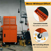Rolling Tool Chest High Capacity Tool Storage Cabinet w/Lockable Wheels-Orange