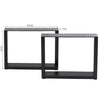 2x Industrial Steel Table Legs Stand Feet Trapezium X A Sandglass Shape Frame UK