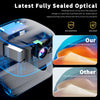 Projector with 360° Stand 18000 Lumens 4K 1080P FHD 5G WiFi BT Home Theater HDMI