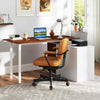 Corner Computer Desk Laptop PC Desk Study Writing Desk-Brown