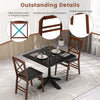 Set of 2 Folding Chair Padded Kitchen Dining Seat Portable Upholstered High Back