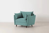 Swyft Model 08 Chair Sofa Bed - Airforce Velvet RRP £1499