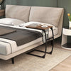 Heavy-duty Metal Frame End Table Rustic Bedside Storage Table Snack Table