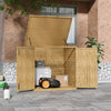 Large Wooden Double Wheelie Bin Store for 2 Bins Outdoor Garden Sheds Enclosure