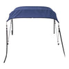 Heavy Duty Boat Bimini Top Canopy 900D Polyester Sunshade Shelter Steel Frame UK