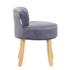 Velvet Dressing Bench Stool Chair Vanity Stool Bedroom Seat With Rubber Legs