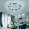 Modern LED Chandelier Light FlushMount Crystal Ceiling Light Living Bedroom Lamp