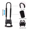 4PC Adjustable J Bars Car Roof Rack Kayak Canoe Carrier Universal H-Duty & Strap