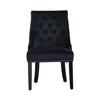 Velvet Dining Chair with Door Knocker Ring Windsor Dressing Room Chair 1/2/4/6