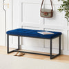 Velvet Padded Ottoman Stool Bed Bench Dining Bench Multicolor Livingroom Bedroom