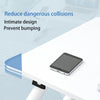 Mobile Sofa Bed Side Table 3 Tier Storage Shelf Folding Overbed Tray Laptop Desk