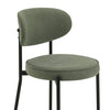Dusk Mia Set of 4 Barstools - Matte Velvet - Sage Green RRP £298