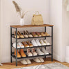 4 Tier Shoe Storage Bench Shoe Rack Cabinet Organizer Shelves Stand Home Hallway