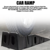 Set of 2 Car Ramp 5 Ton 2.5+2.5 Heavy Duty Lifting Plastic Ramps 33cm Extra Wide