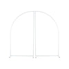 Wedding Party Three-door Arched Frame Flowers Balloon Column Base Backdrop Stand
