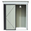 Garden Metal Shed Small House 3ftx5ft Storage House Outdoor Tool Pent Shed Lock