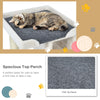 Cat Tree 80cm Small Cat Tower Indoor Kitten Activity Center Climbing Stand