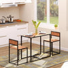 Dining Table for 2 Chairs Kitchen Furniture Set Space Saving Breakfast Table UK