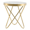 Contemporary Round Tempered Glass Sofa Side Coffee Table End Lamp Stand