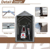 Small Bike Storage Tent Outdoor Waterproof UV Resistant Motorcycle Shed Grey