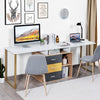 Computer Desk for Two Person 2 in 1 Double Writing Study Workstation 3 Drawers