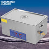 Stainless Steel Digital Ultrasonic Denture Cleaner 22L For Jewellery Watches New