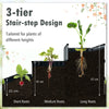 Patio Garden 3-Tier Raised Garden Bed Elevated Planter Box