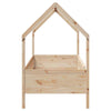 ' House Bed Frame 80x200 Solid Wood Pine P6G6